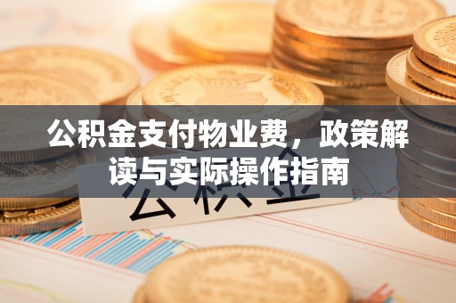 讷河公积金支付物业费，政策解读与实际操作指南