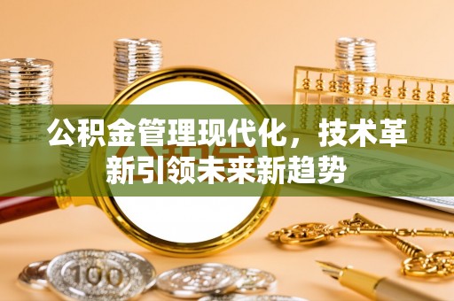 讷河公积金管理现代化，技术革新引领未来新趋势
