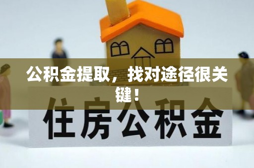 讷河公积金提取，找对途径很关键！