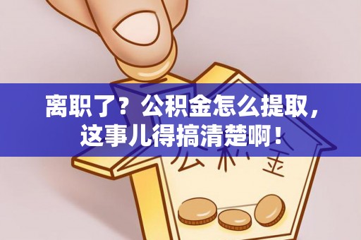 讷河离职了？公积金怎么提取，这事儿得搞清楚啊！